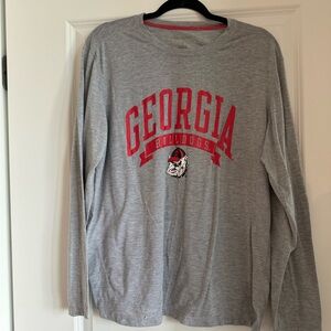 UGA long sleeve gray T-shirt